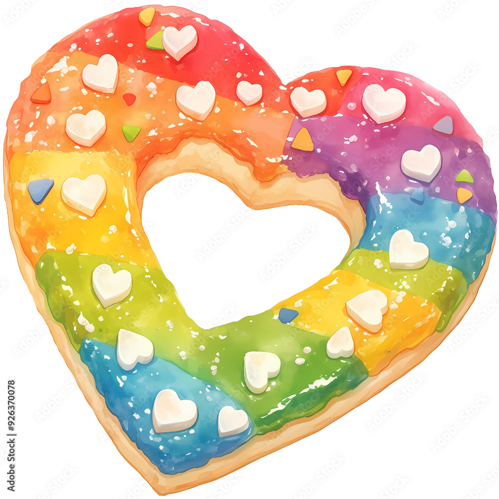 Watercolor Sweet meet Pride month Watercolor Sweet meet Pride month