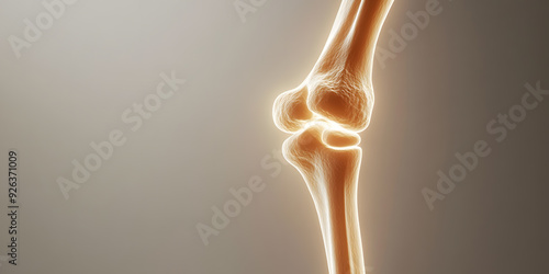 joint skeletal x-ray, bone curves like flame, pain ignites in joint, human anatomy in motion