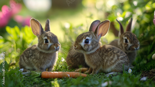 These furry little creatures are a symbol of Easter and bring joy to everyone who sees them. --ar 16:9 --v 6.1 Job ID: 1d4fe364-174f-4c1c-991b-8945c58e0abb