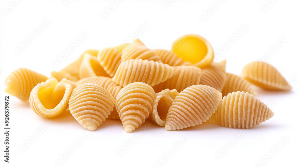 shell pasta isolated on white background shell pasta isolated on white background