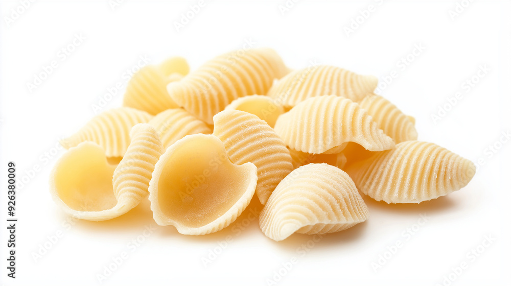 shell pasta isolated on white background shell pasta isolated on white background
