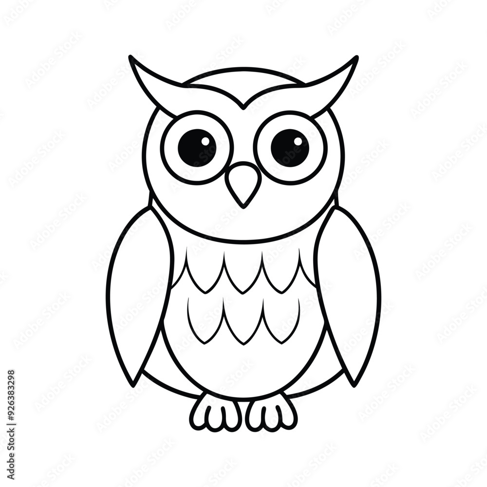 owl white background 01.eps