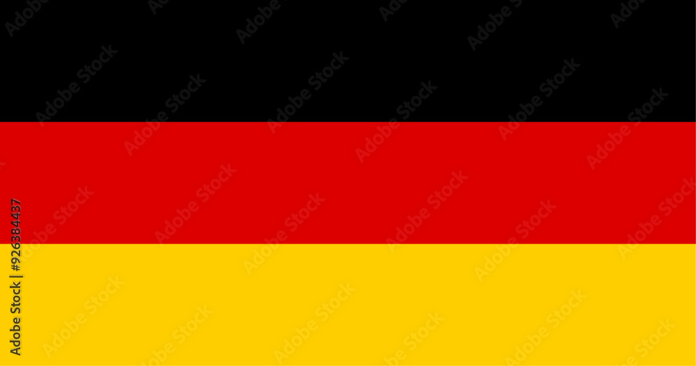 Germany Flag Illustration Germany Flag Illustration