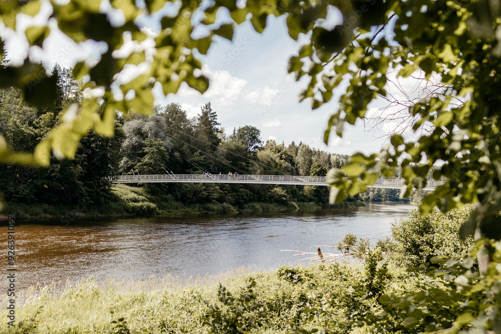 Obraz premium Gauja Nationalpark Lettland