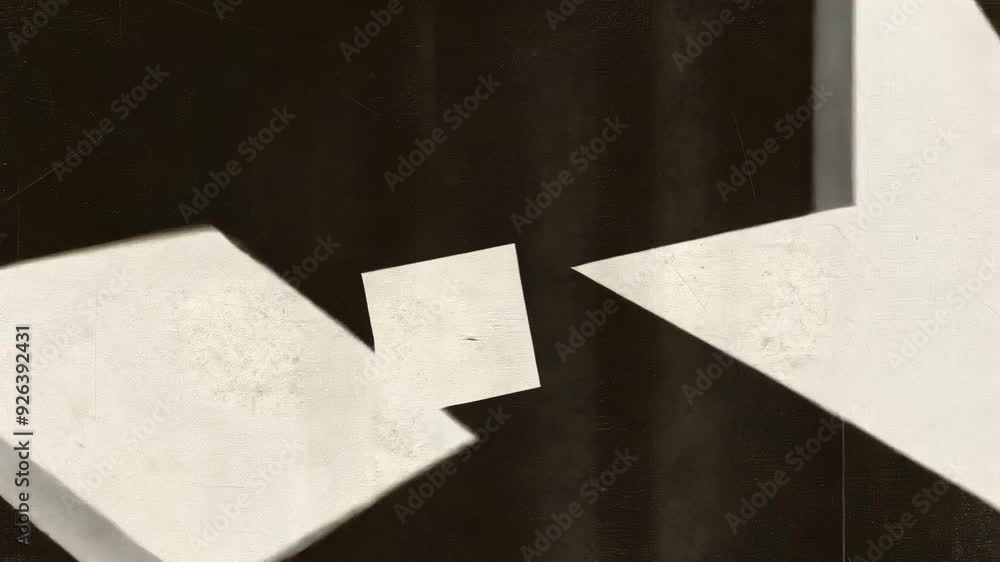 Minimalist Black & White Shape Motion Animation Minimalist Black & White Shape Motion Animation