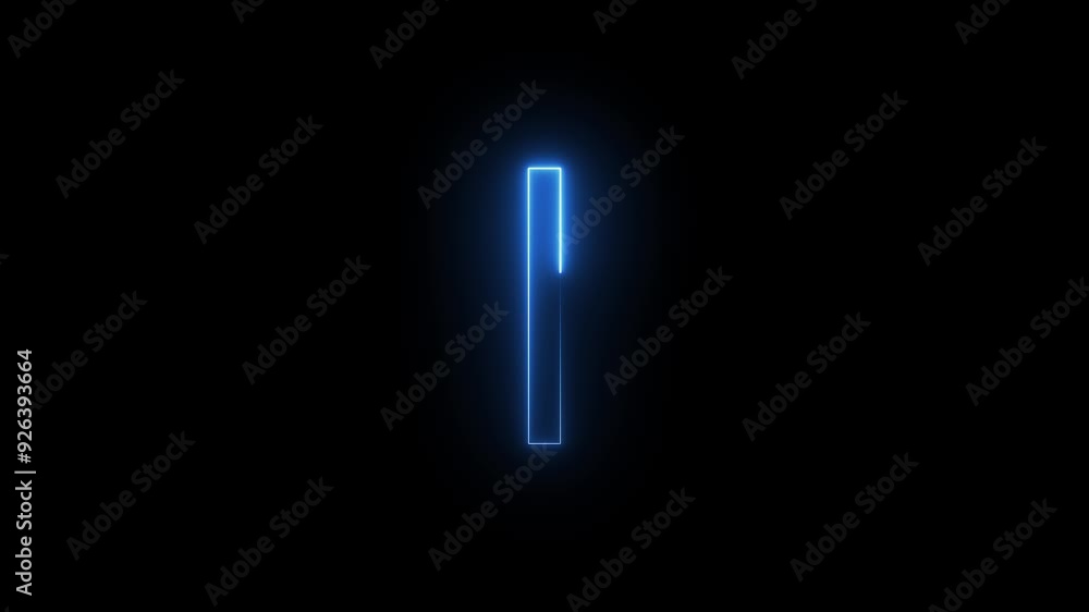 Blue Neon Glowing Alphabet Icon Animation. Neon Blue Font, Educational Concept, Character Symbol and Seamless Loop Background. Blue Neon Glowing Alphabet Icon Animation. Neon Blue Font, Educational Concept, Character Symbol and Seamless Loop Background.