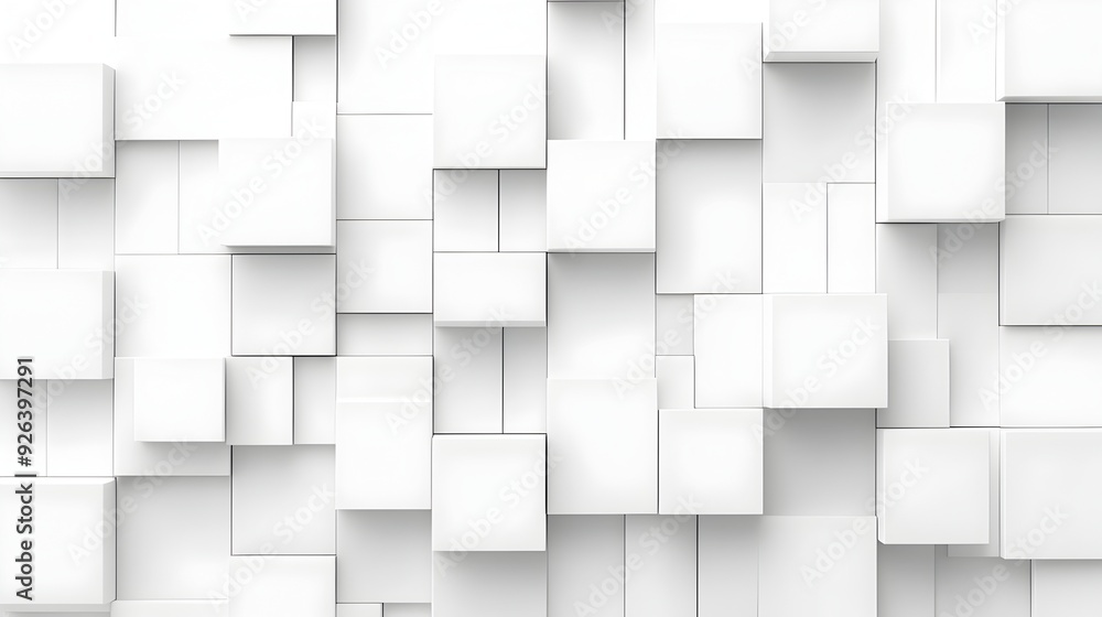 Meticulously Crafted 3D Grid of White Cubes Minimalist Abstract Geometric Composition Meticulously Crafted 3D Grid of White Cubes Minimalist Abstract Geometric Composition