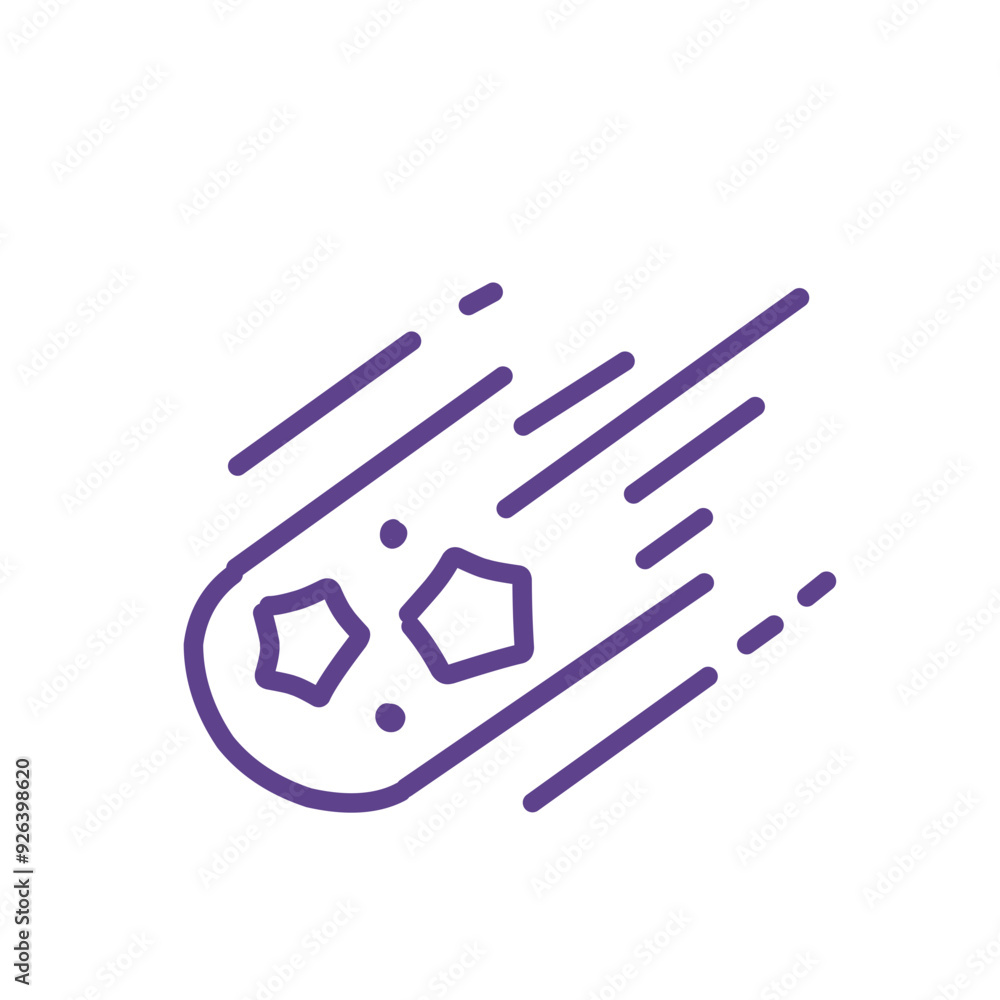 Space and planets line icon Space and planets line icon