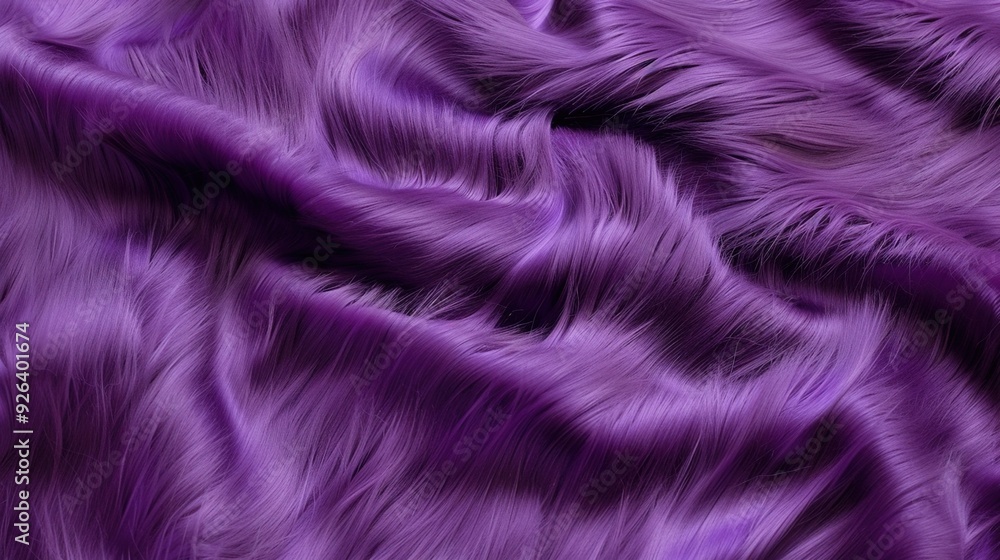 Close-up of soft purple faux fur texture
Close-up of soft purple faux fur texture