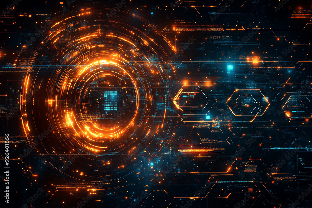 Obraz premium Technology and Innovation, background
