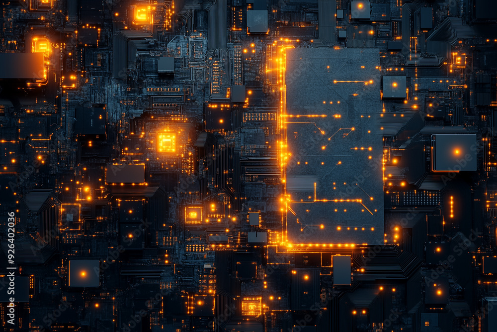 Obraz premium Technology and Innovation, background