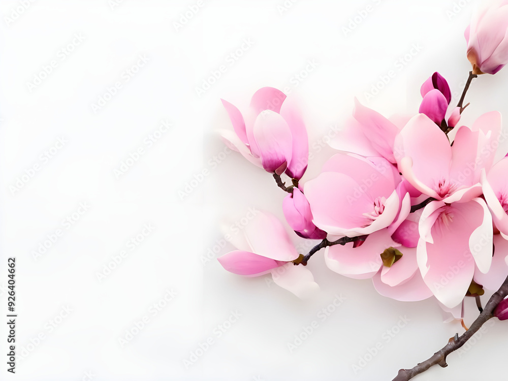 Obraz premium Pink magnolia