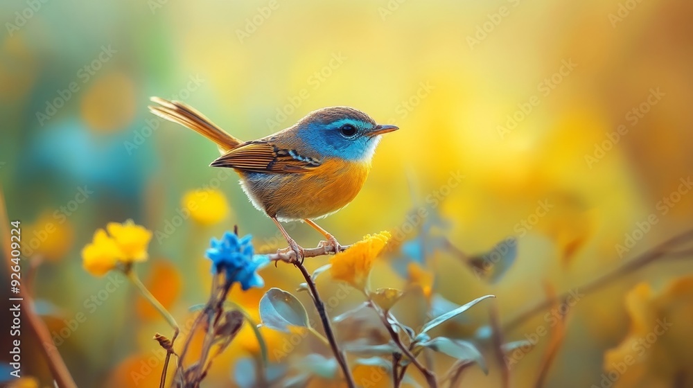 Eurasian Wren: a cute little bird. Eurasian Wren: a cute little bird.