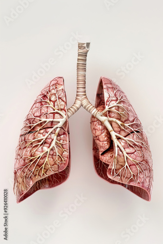 Wallpaper Mural human lung. human respiratory system Torontodigital.ca