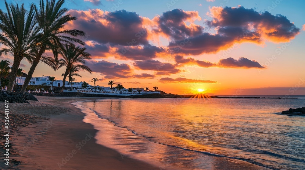 Sunset at Playa Flamingo (Playa Blanca) Sunset at Playa Flamingo (Playa Blanca)