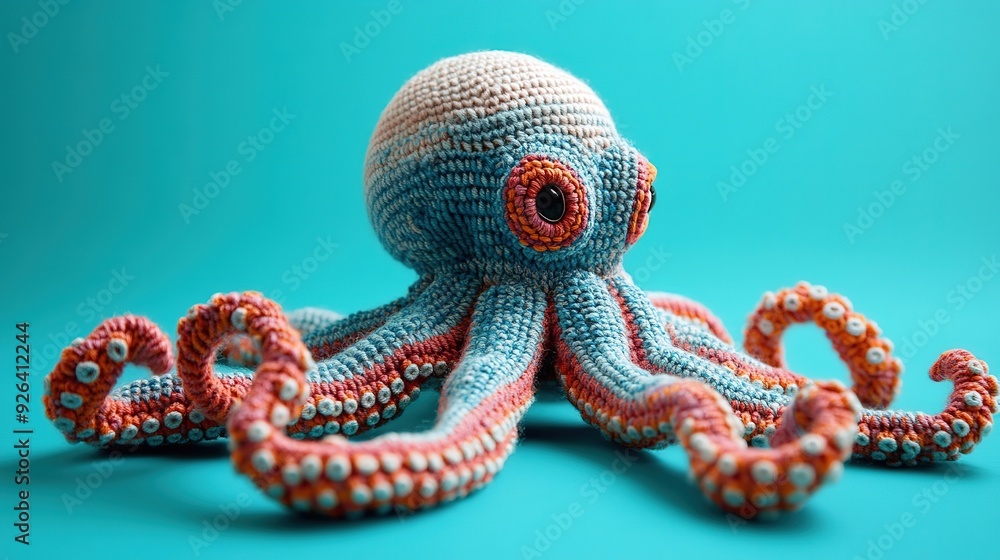 knitted octopus knitted octopus