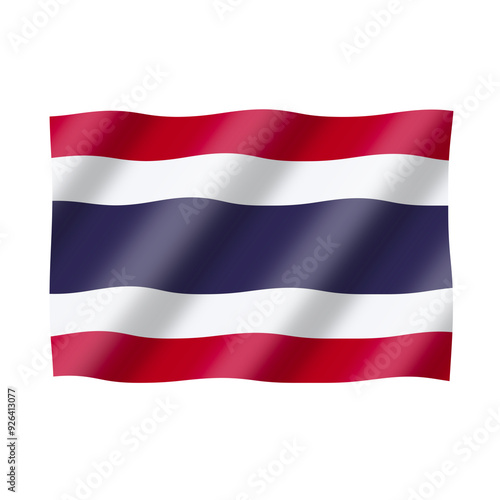 Free Download The thai flag flies beautifully - GFXLoad