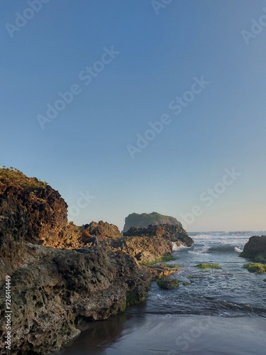 Karang Tawulan Beach Indonesia West Java photo