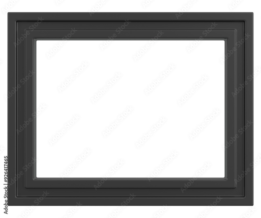 Picture frame. Landscape frame. 3D illustration. Picture frame. Landscape frame. 3D illustration.