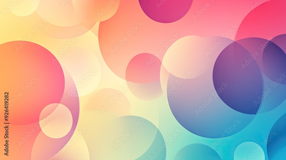 Colorful abstract background with a mix of geometric circles and smooth gradients. Perfect for adding a touch of creativity to websites, posters, and advertising. Colorful abstract background with a mix of geometric circles and smooth gradients. Perfect for adding a touch of creativity to websites, posters, and advertising.