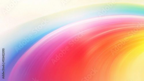 Rainbow Swirl: Vibrant Hues Abstract Background 