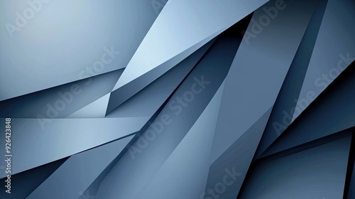 Elegant abstract background with blue-grey geometric shadow lines. The modern and futuristic design provides blank space for text or graphic elements.