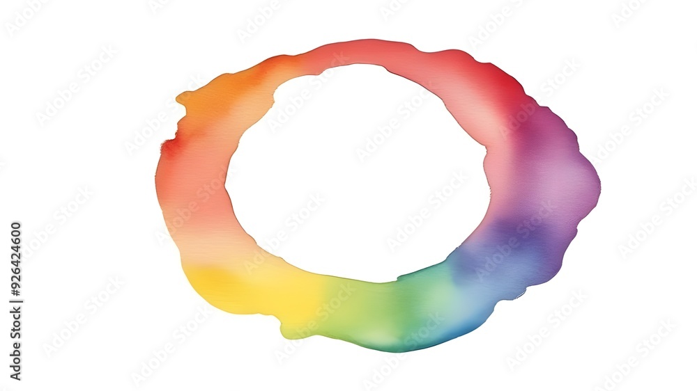 A rainbow stain ring A rainbow stain ring