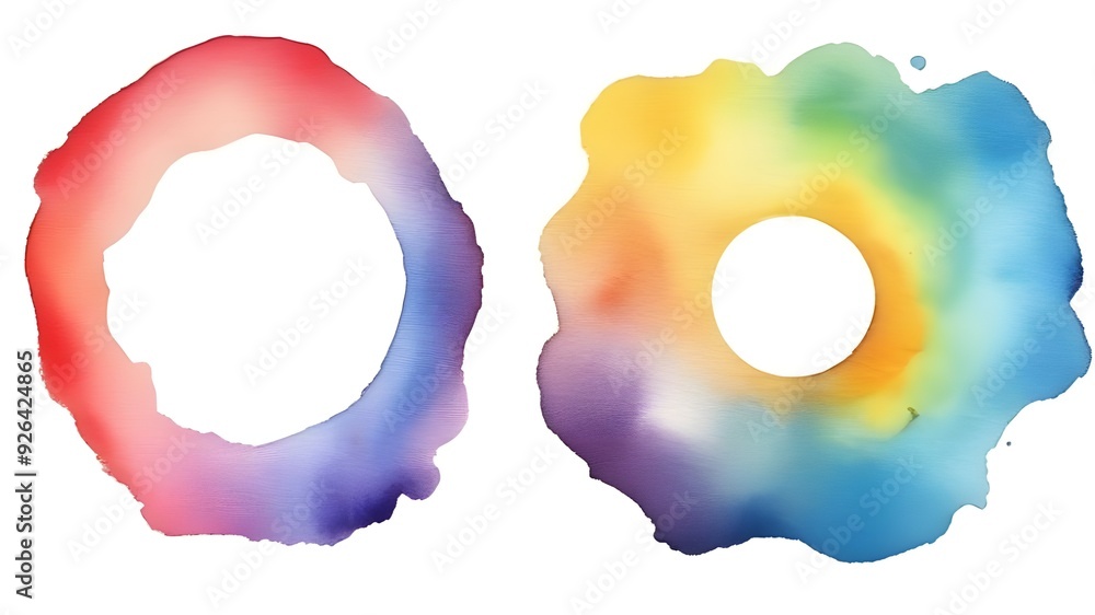 A rainbow stain ring A rainbow stain ring