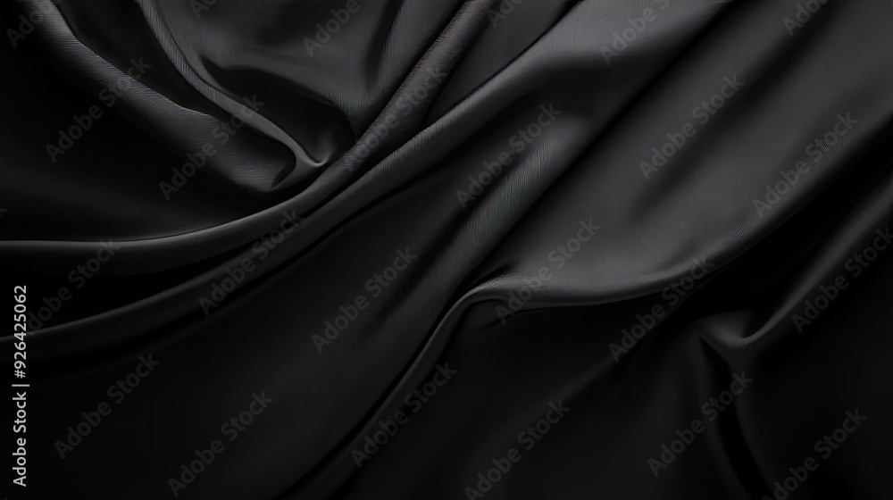 Fototapeta premium Elegant black background with a soft vignette effect, adding depth and sophistication to any modern design project.