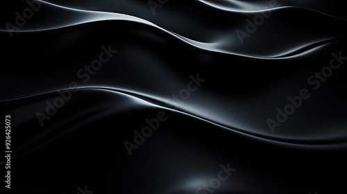 Elegant black background with a soft vignette effect, adding depth and sophistication to any modern design project.