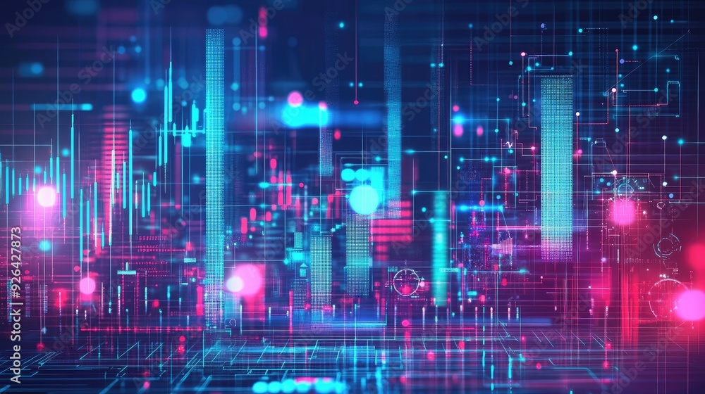 Futuristic Big Data concept with abstract digital art and technology background. Hand-drawn style highlighting data management and mining. Perfect for tech graphics and visual presentations. Futuristic Big Data concept with abstract digital art and technology background. Hand-drawn style highlighting data management and mining. Perfect for tech graphics and visual presentations.