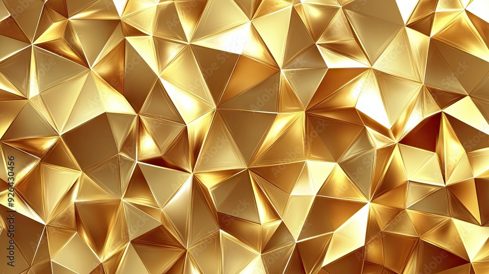 Gold polygonal geometric abstract background with a blend of shimmering tones and angles, perfect for upscale vector illustrations. Gold polygonal geometric abstract background with a blend of shimmering tones and angles, perfect for upscale vector illustrations.