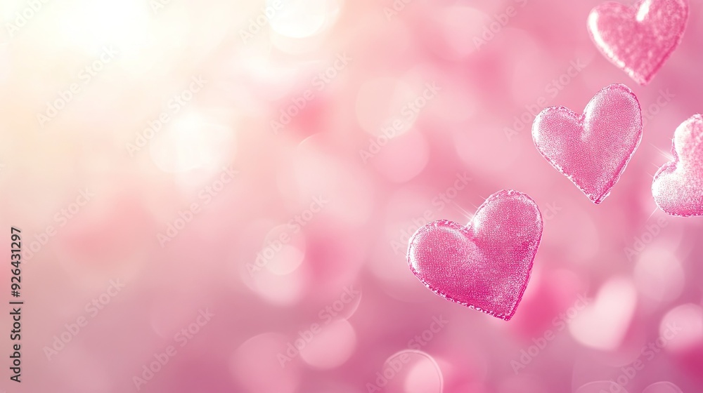 Love-filled pink hearts background, perfect for Valentine's Day or Mother's Day, featuring delicate hearts on a soft, pastel pink gradient. Love-filled pink hearts background, perfect for Valentine's Day or Mother's Day, featuring delicate hearts on a soft, pastel pink gradient.