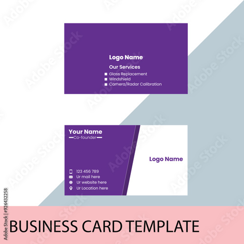 Business card template, Business Card, Personal Card