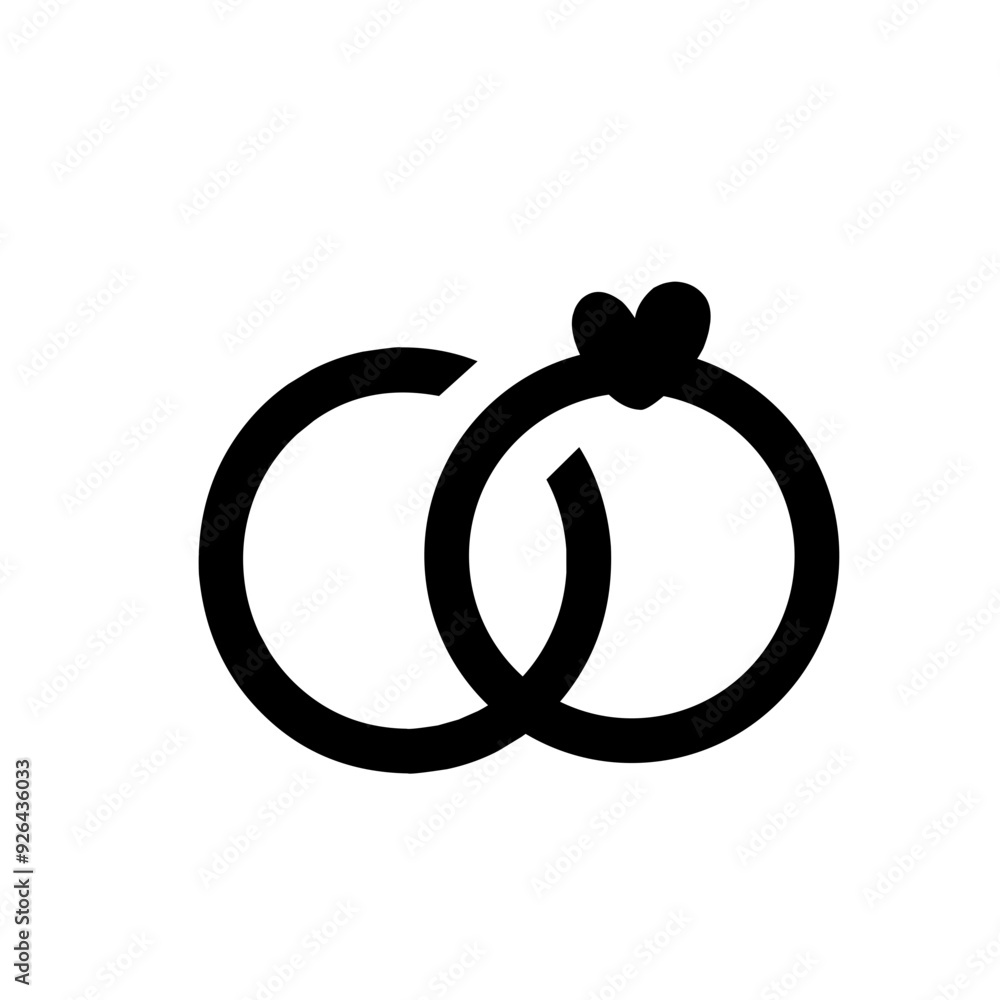 Ring icon vector Ring icon vector