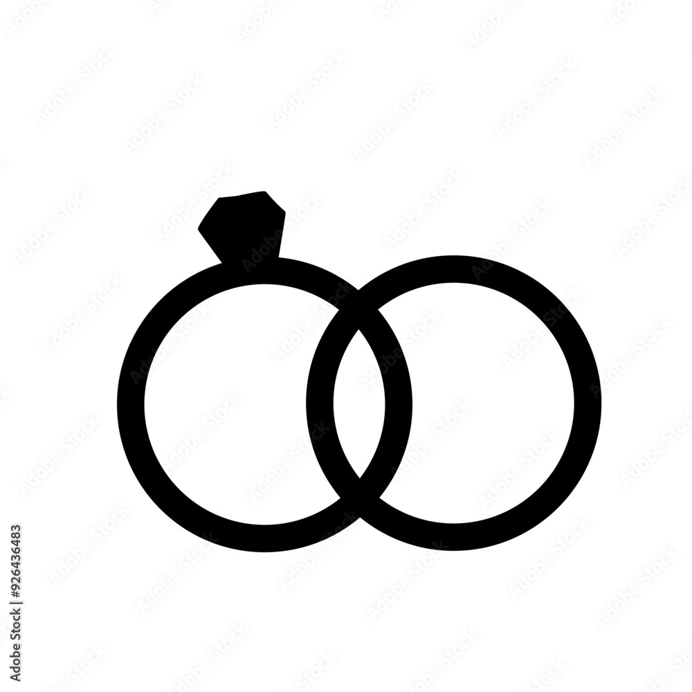 Ring icon vector Ring icon vector