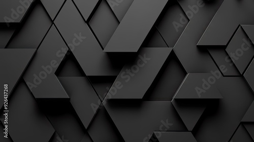 Seamless background featuring triangles with elegant shadow effects, suitable for creating eye-catching web and banner graphics.