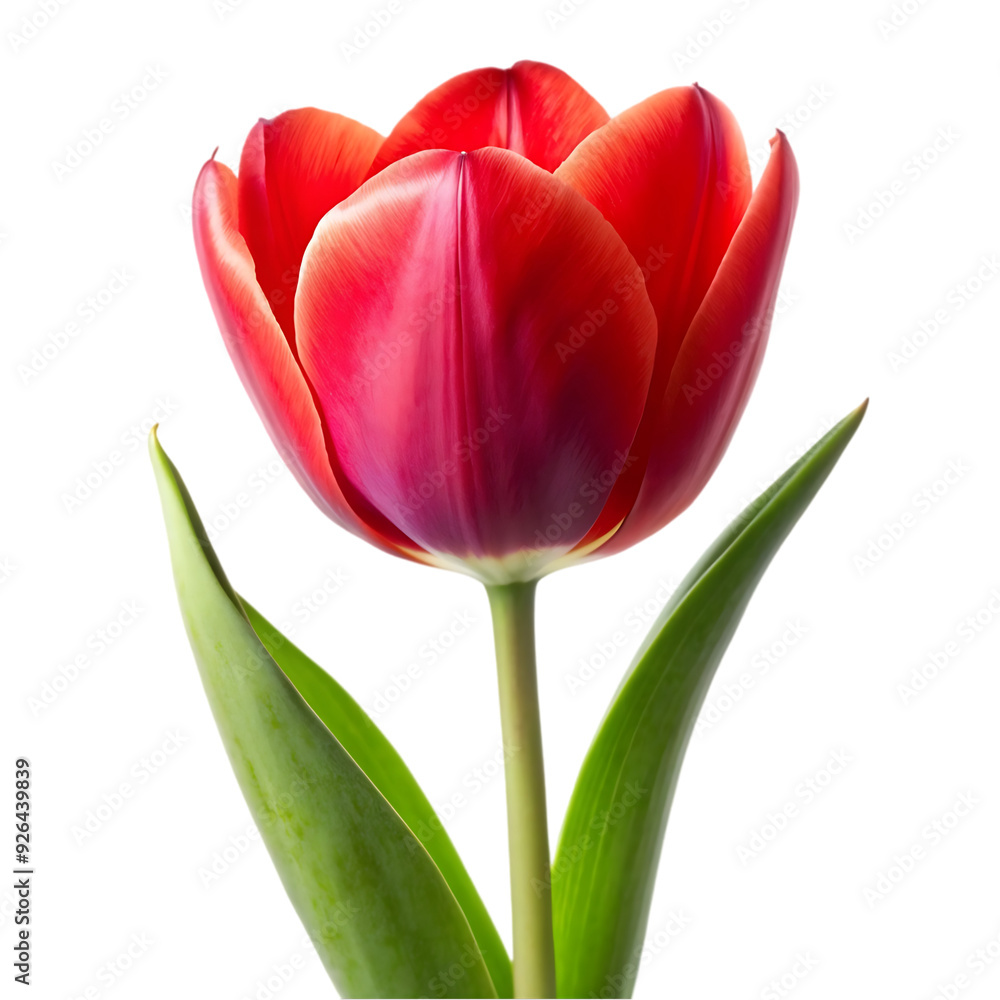red tulip isolated on white red tulip isolated on white