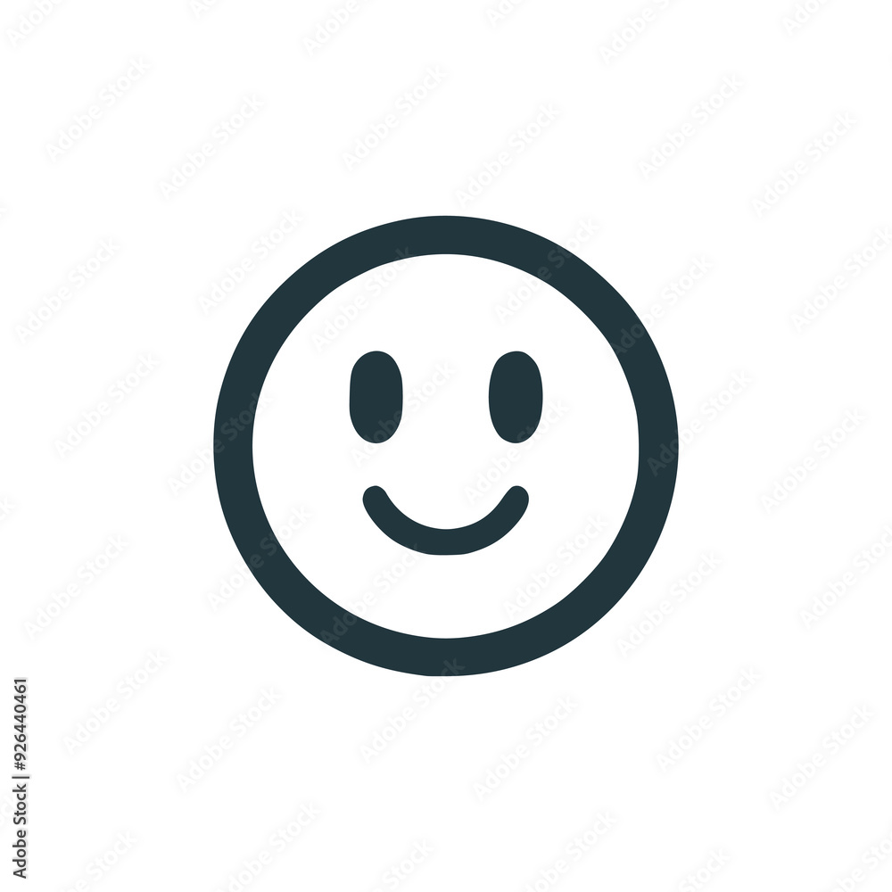 happy smile emoticon logo vector illustration template design happy smile emoticon logo vector illustration template design