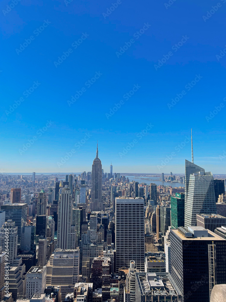 Fototapeta premium New-York vu de haut