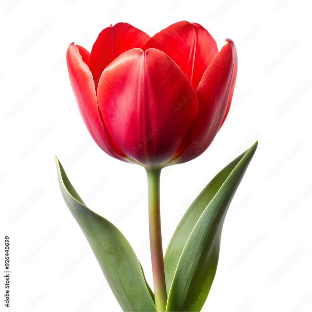 red tulip isolated on white red tulip isolated on white