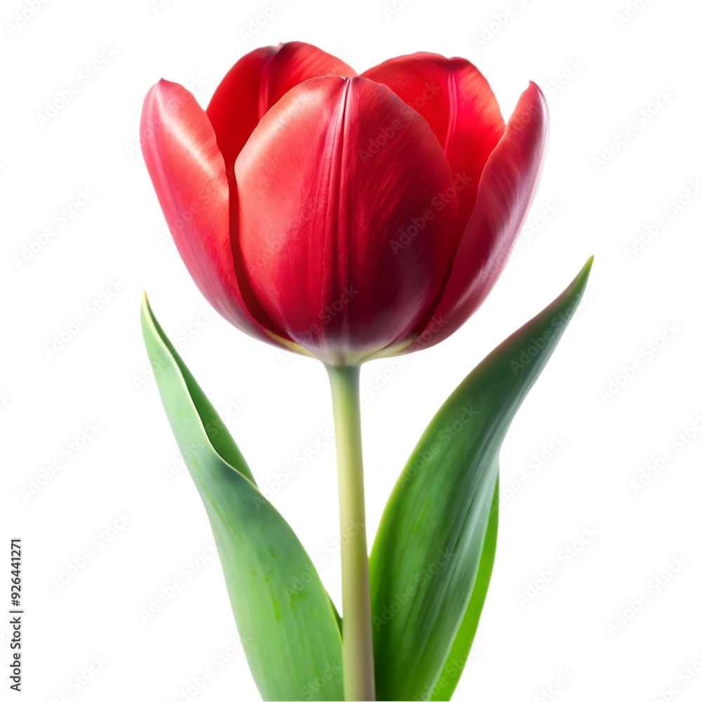 red tulip isolated on white red tulip isolated on white
