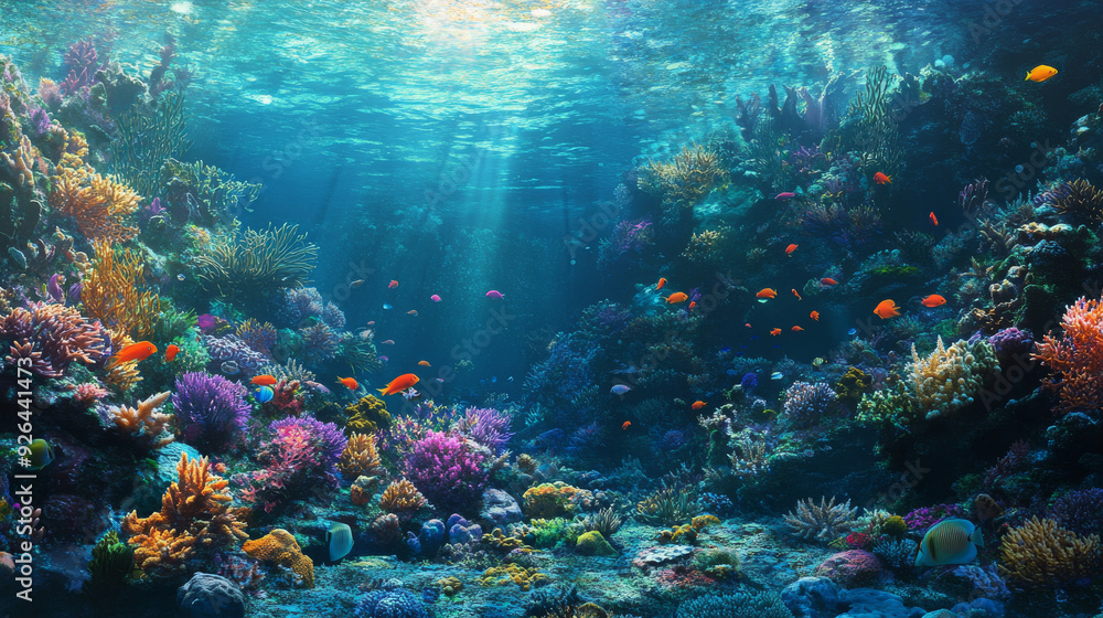Pictures of the beautiful underwater ecosystem showing a vibrant coral reef with colorful fish swimming around. --ar 16:9 --v 6.1 Job ID: 4e2922ab-dd76-414a-a342-99d16a1e30e6 Pictures of the beautiful underwater ecosystem showing a vibrant coral reef with colorful fish swimming around. --ar 16:9 --v 6.1 Job ID: 4e2922ab-dd76-414a-a342-99d16a1e30e6