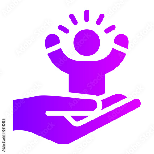 mentorship gradient icon