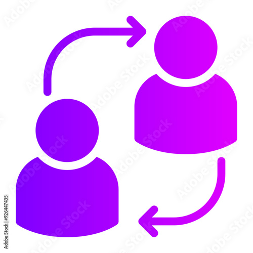 mentorship gradient icon