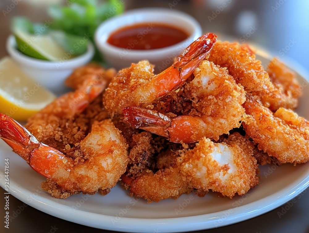 Crispy Fried Shrimp with Cocktail Sauce
Crispy Fried Shrimp with Cocktail Sauce