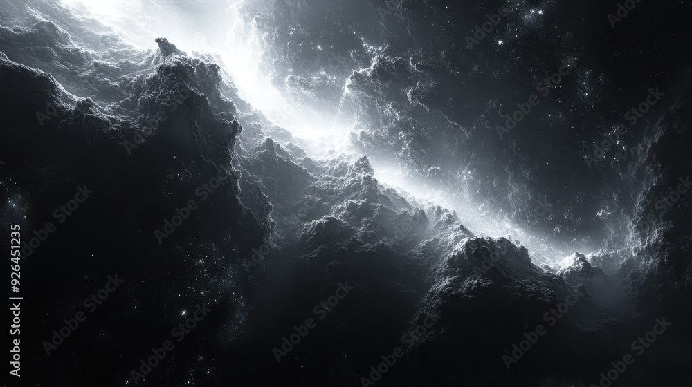 Ethereal Cosmic Tranquility - Contemporary Vector Art with Cosmic Elements on Clean White Background Ethereal Cosmic Tranquility - Contemporary Vector Art with Cosmic Elements on Clean White Background