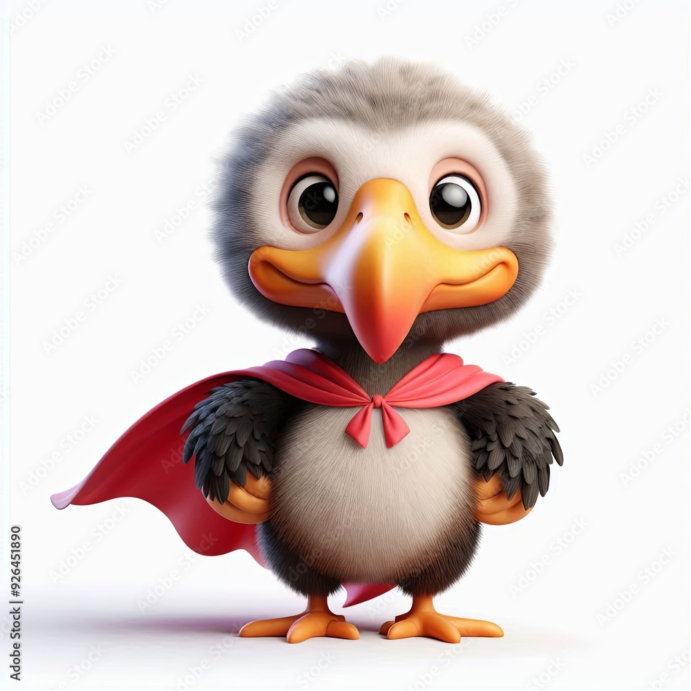 Cute Daring dodo with a cape 3d Generative aI
Cute Daring dodo with a cape 3d Generative aI