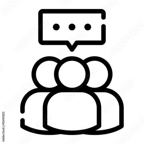 workgroup line icon