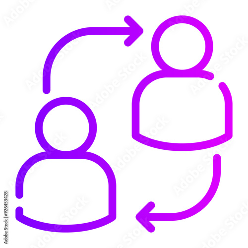 mentorship gradient icon